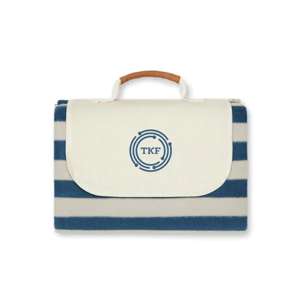  VINGA Alba GRS RPET picnic blanket - Vinga navy