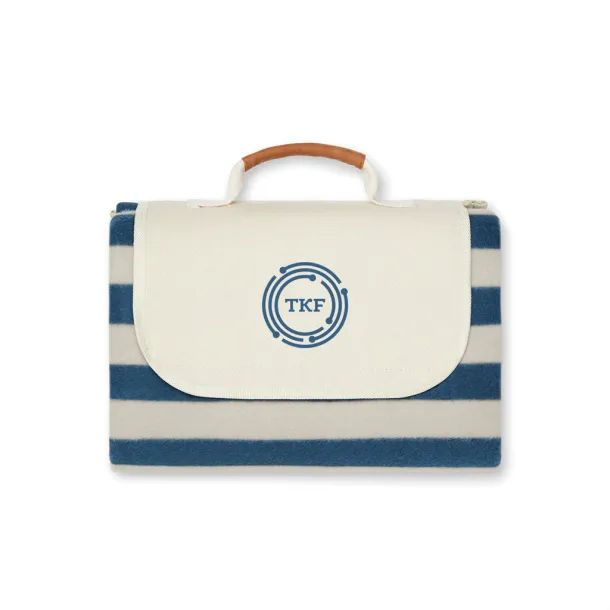  VINGA Alba GRS RPET picnic blanket - Vinga navy