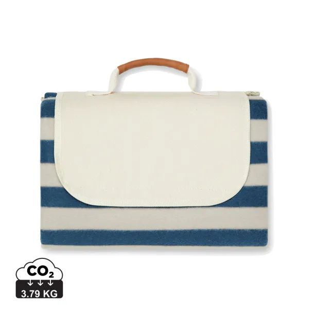  VINGA Alba GRS RPET picnic blanket - Vinga navy