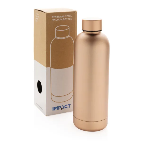  Impact stainless steel vacuum bottle - XD Collection Brown 