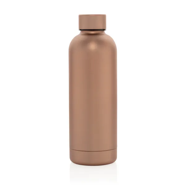  Impact stainless steel vacuum bottle - XD Collection Brown 