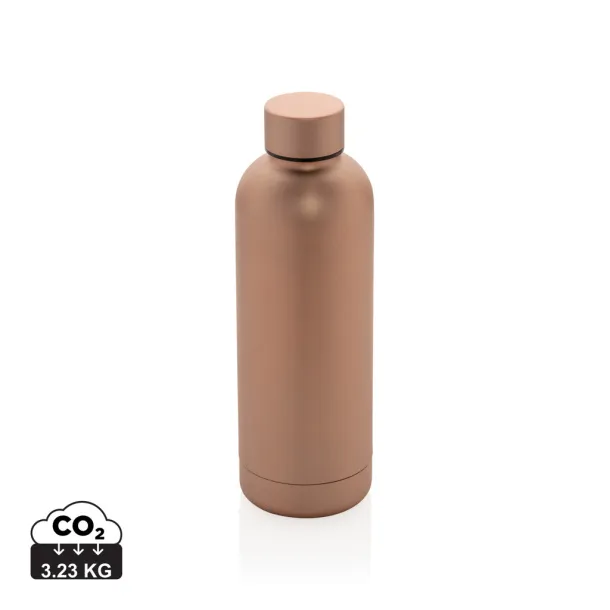  Impact stainless steel vacuum bottle - XD Collection Brown 