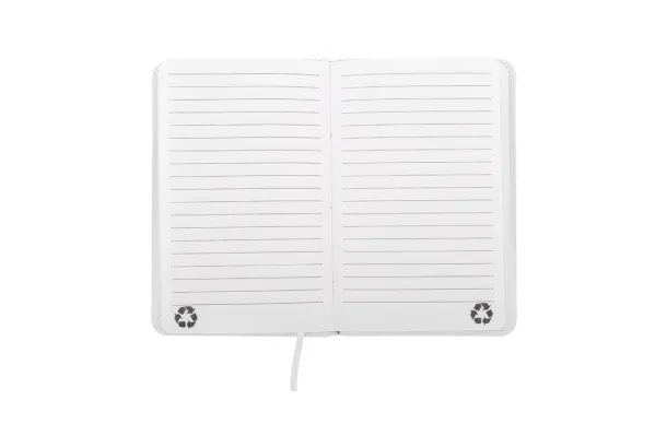 Repuk Line notes od recikliranog  PU-a, A6 Bijela