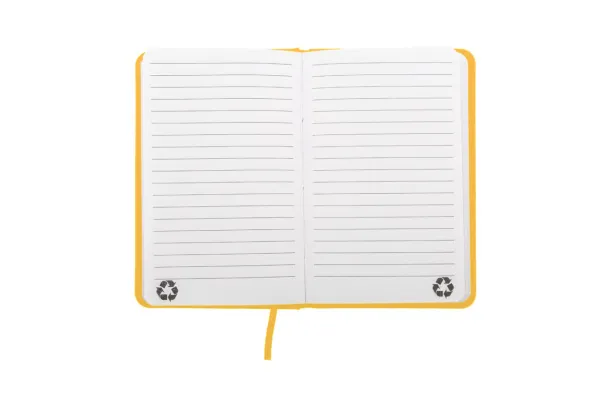 Repuk Line notes od recikliranog  PU-a, A6 Žuta
