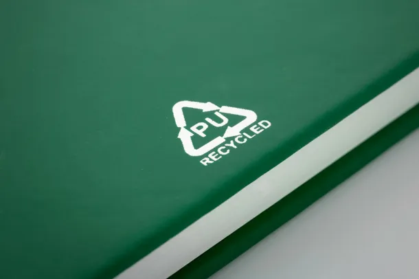 Repuk Line notes od recikliranog  PU-a, A6 Zelena