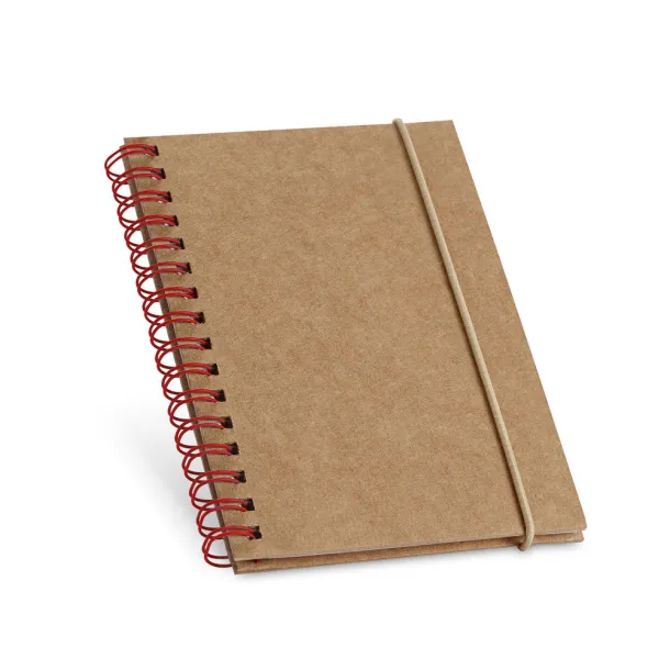 MARLOWE Pocket sized notepad Red