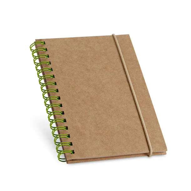 MARLOWE Pocket sized notepad Light green