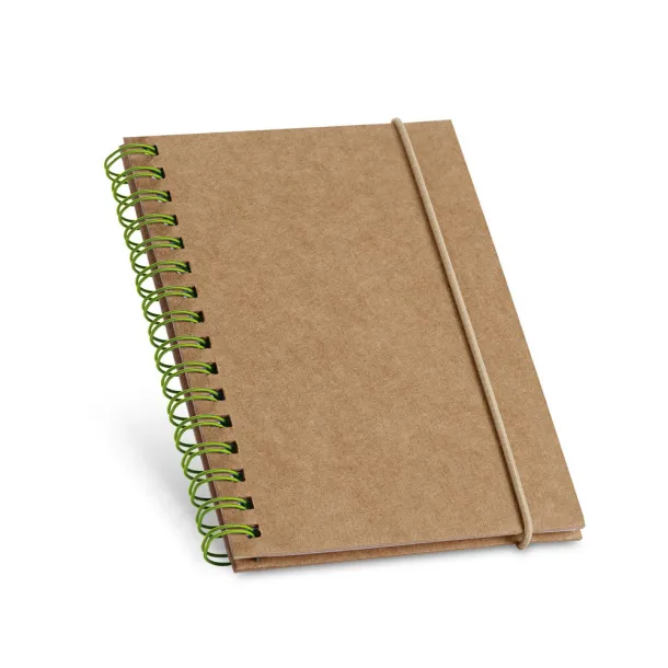 MARLOWE Pocket sized notepad Light green