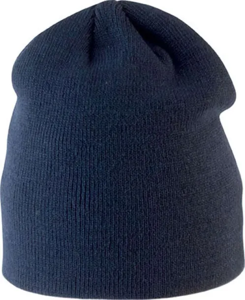  KNITTED KIDS' BEANIE - K-UP Navy