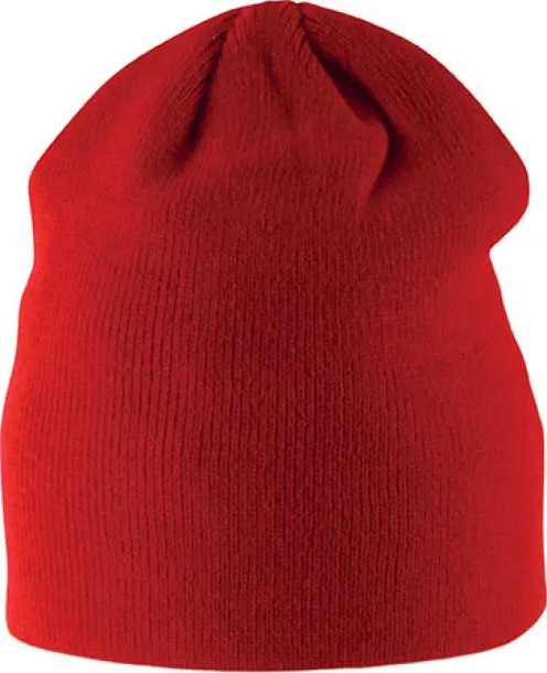  KNITTED KIDS' BEANIE - K-UP Red