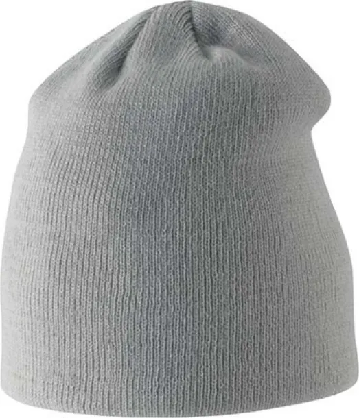  KNITTED KIDS' BEANIE - K-UP Light Grey