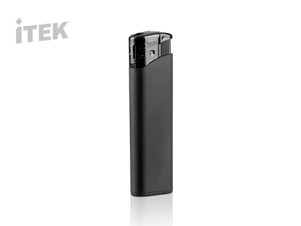 ISCRA SOFT Electronic plastic lighter - ITEK Black