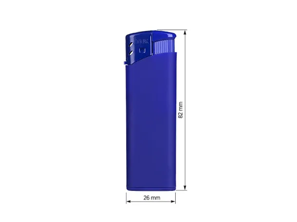 ISCRA SOFT Electronic plastic lighter - ITEK Royal blue