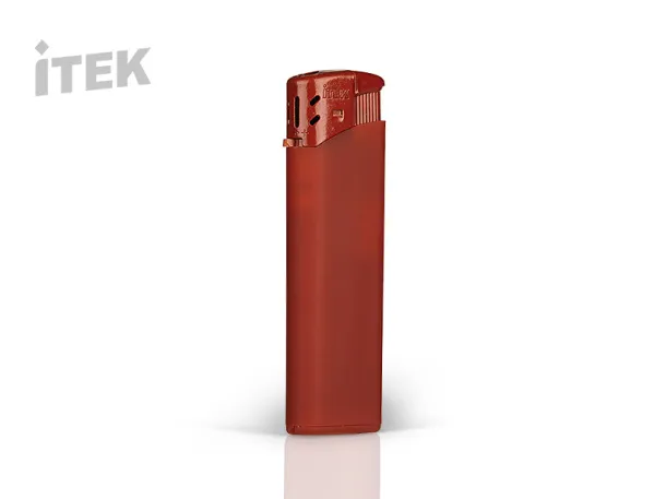 ISCRA SOFT Electronic plastic lighter - ITEK Red