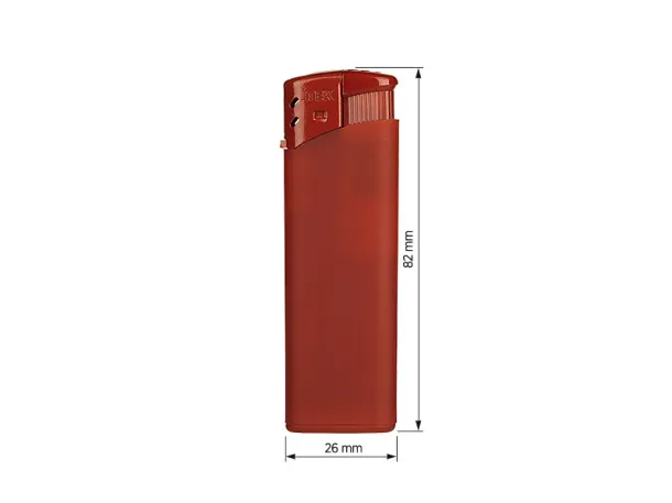 ISCRA SOFT Electronic plastic lighter - ITEK Red