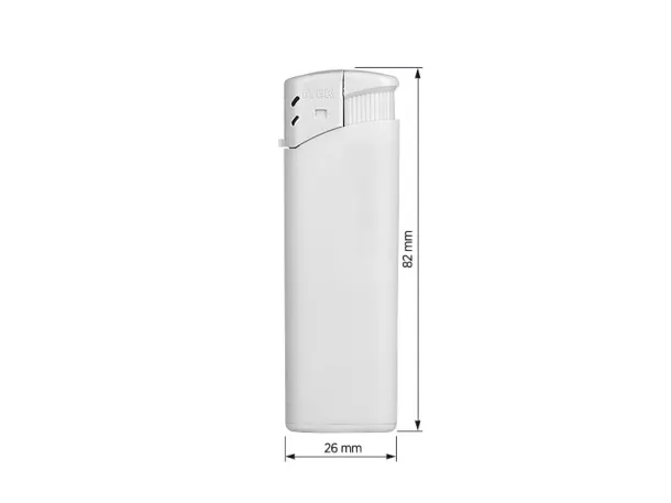 ISCRA SOFT Electronic plastic lighter - ITEK White