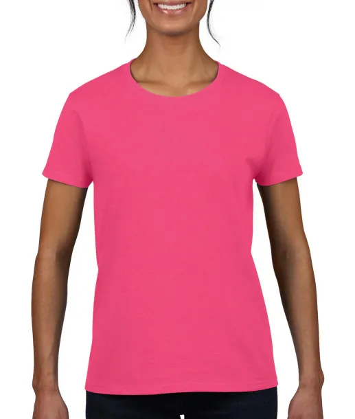  Ladies' Heavy Cotton T-Shirt - Gildan Safety Pink