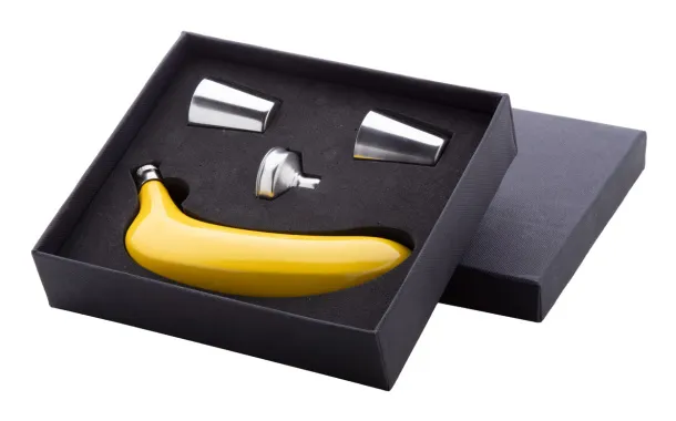 Platano hip flask set Multicolour