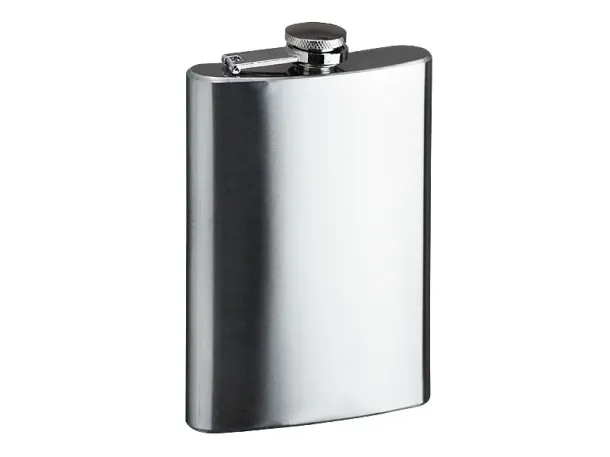 NEVIS Hip flask  240 ml srebrny