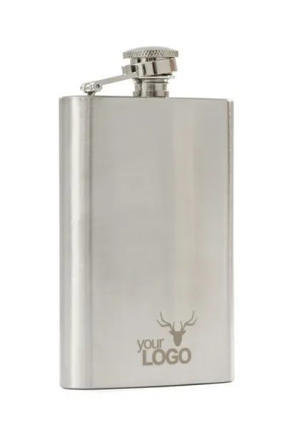 NEVIS Hip flask  240 ml Srebrna