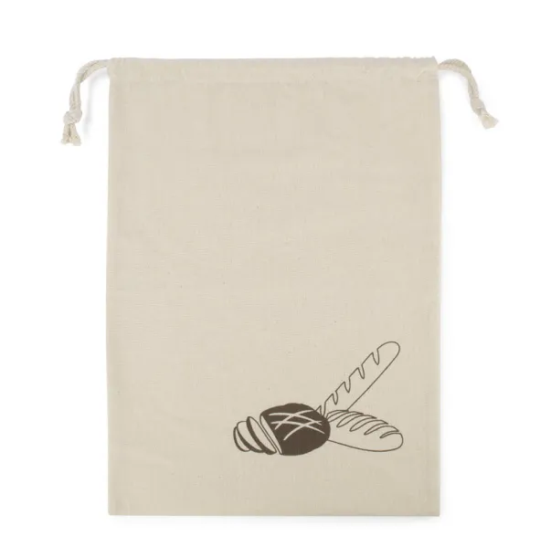 JUL Cotton sack for bread naturalny