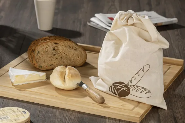 JUL Cotton sack for bread naturalny