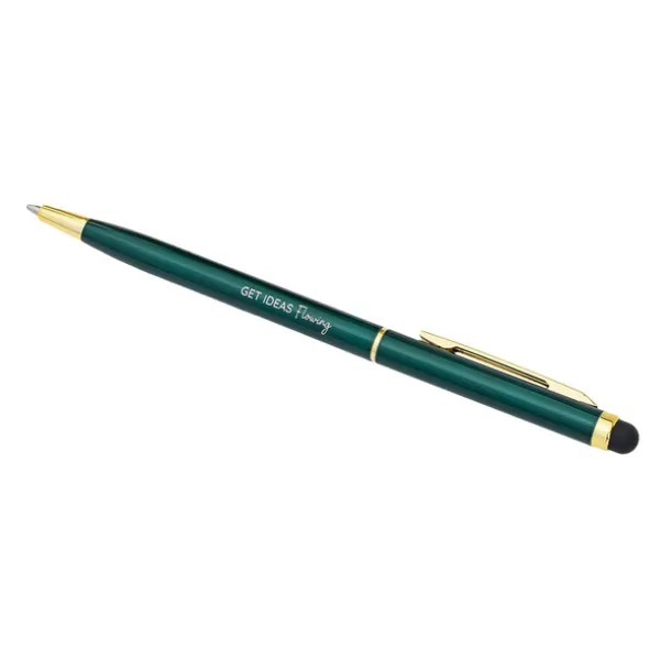 TOUCH TIP GOLD aluminum ballpoint pen Dark green