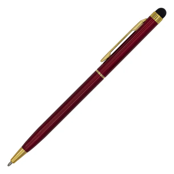 TOUCH TIP GOLD aluminum ballpoint pen Maroon