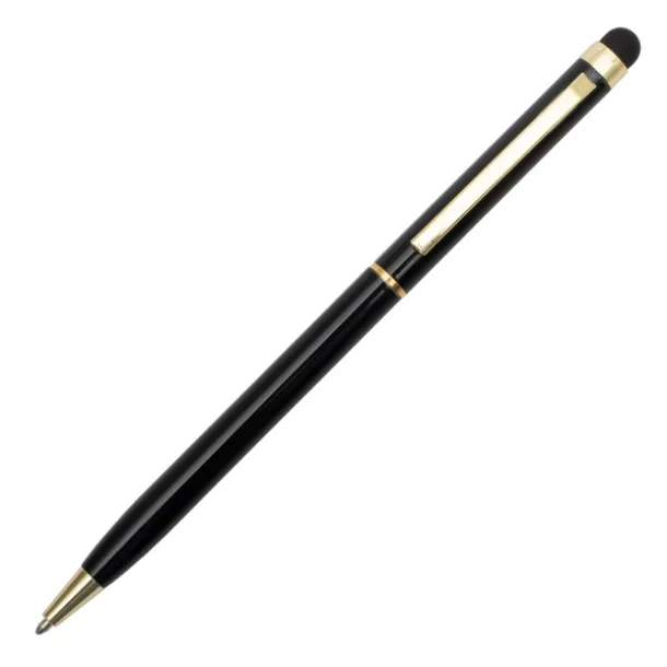 TOUCH TIP GOLD aluminum ballpoint pen Black