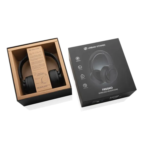 Urban Vitamin Fresno wireless headphone - Urban Vitamin Black 