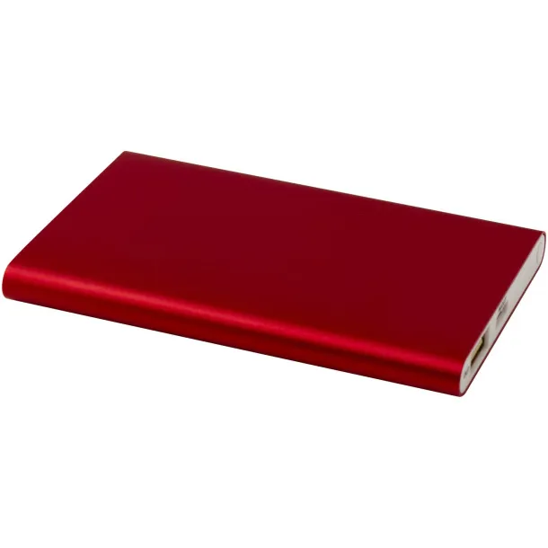 Pep 4000 mAh Type-C recycled aluminium power bank Red