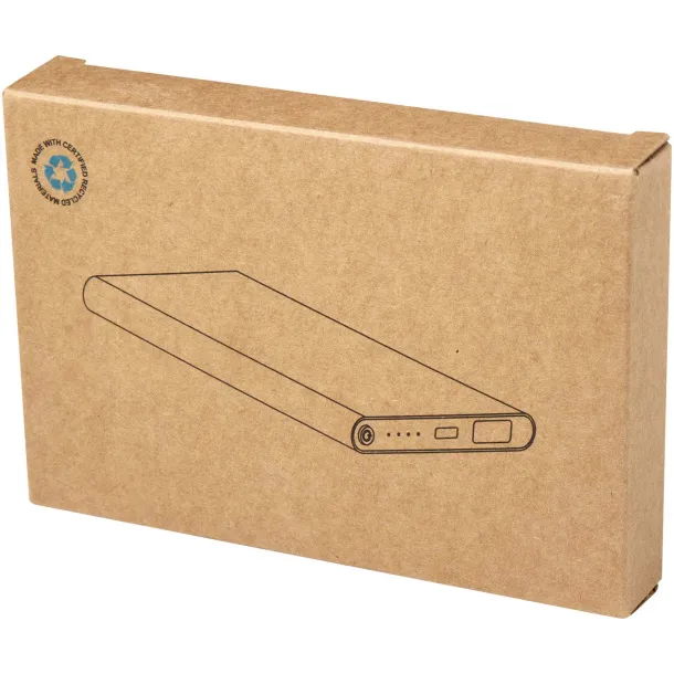 Pep 4000 mAh Type-C recycled aluminium power bank Crna