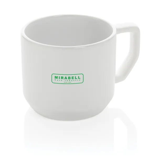  Moderna keramička šalica, 350 ml - XD Collection Bijela Bijela