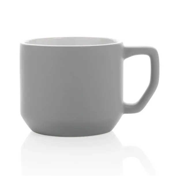 Moderna keramička šalica, 350 ml - XD Collection Siva