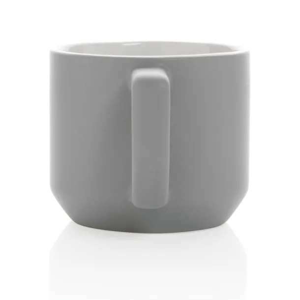  Moderna keramička šalica, 350 ml - XD Collection Siva