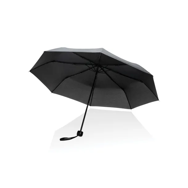  20.5" Impact AWARE™ RPET 190T mini umbrella - XD Collection Black 