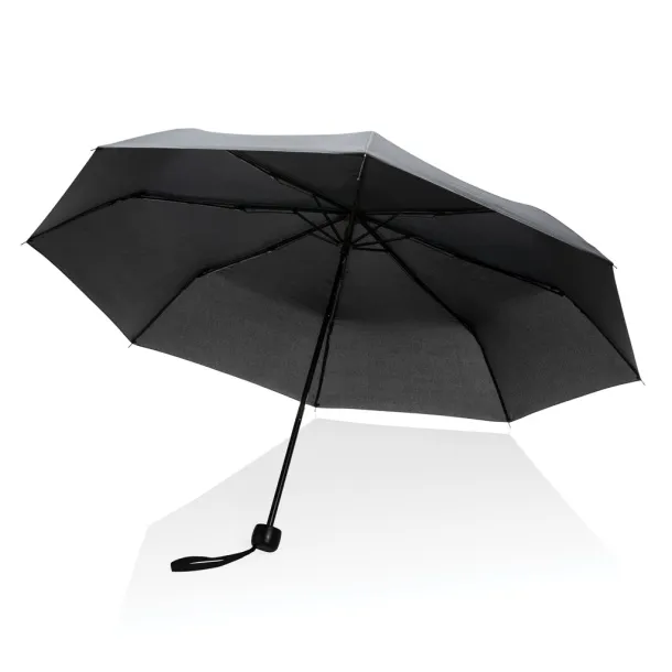  20.5" Impact AWARE™ RPET 190T mini umbrella - XD Collection Black 