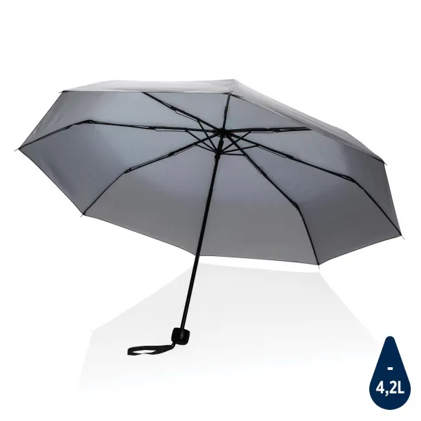  20.5" Impact AWARE™ RPET 190T mini umbrella - XD Collection Anthracite 