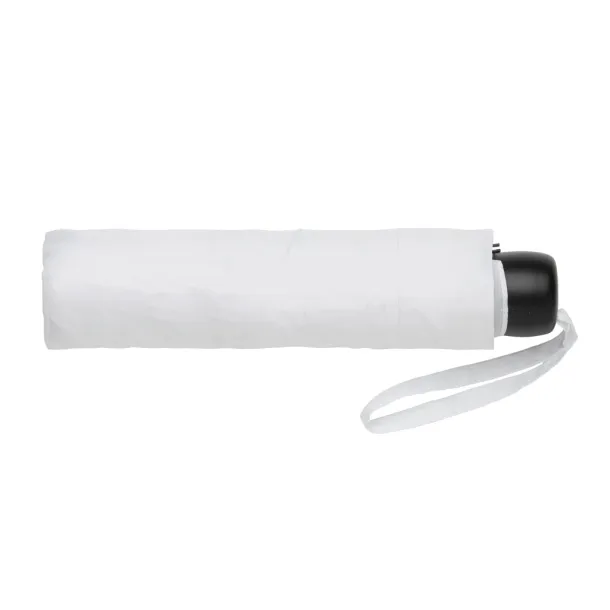  20.5" Impact AWARE™ RPET 190T mini umbrella - XD Collection White 