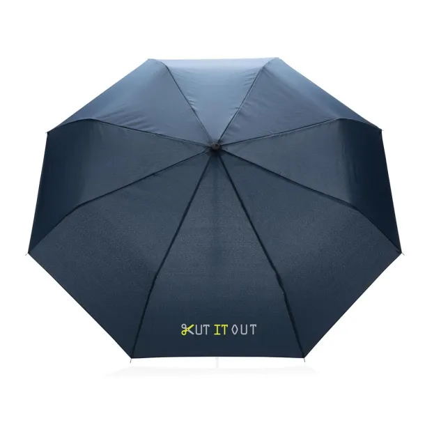  20.5" Impact AWARE™ RPET 190T mini umbrella - XD Collection Navy Blue 