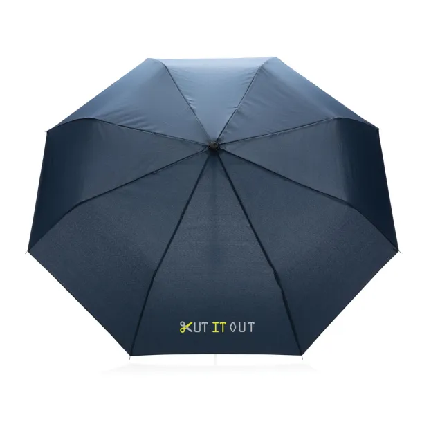  20.5" Impact AWARE™ RPET 190T mini umbrella - XD Collection Navy Blue 