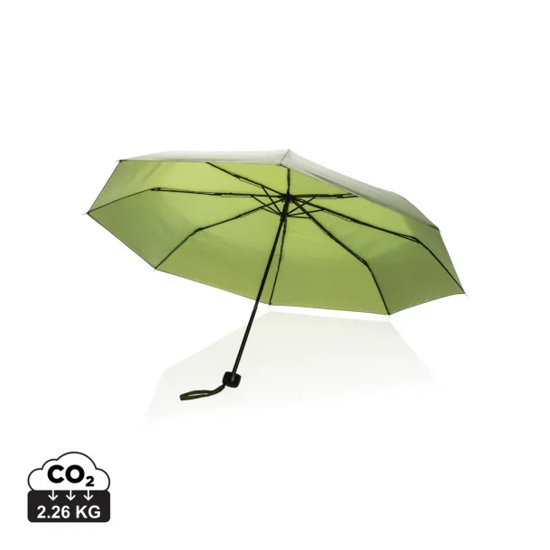  20.5" Impact AWARE™ RPET 190T mini umbrella - XD Collection Green 