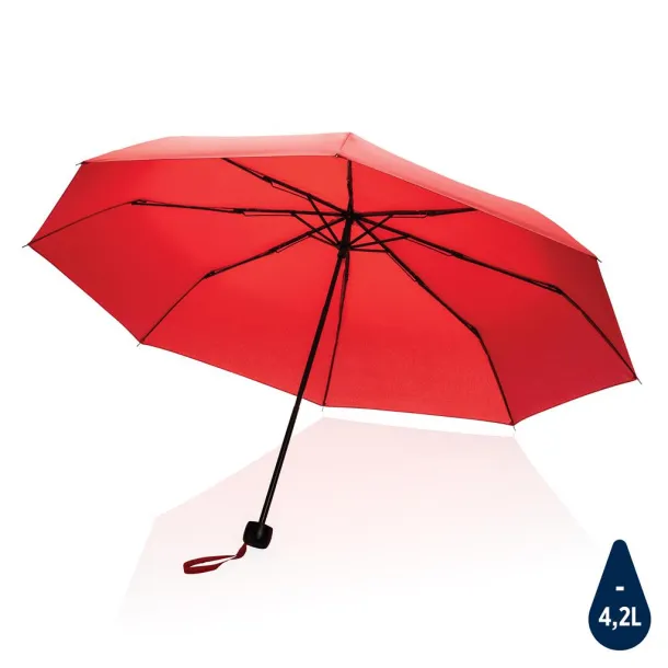  20.5" Impact AWARE™ RPET 190T mini umbrella - XD Collection Crvena