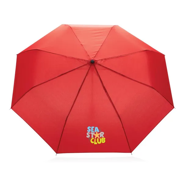  20.5" Impact AWARE™ RPET 190T mini umbrella - XD Collection Crvena