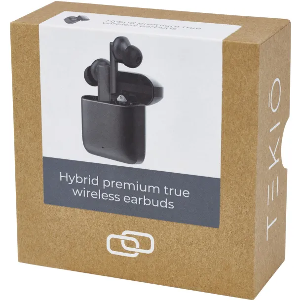 Hybrid premium True Wireless earbuds - Tekiō® Solid black