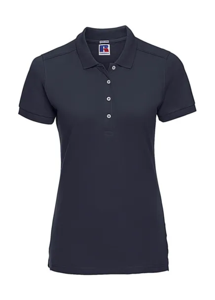  Ženska polo majica s elastinom - Russell Athletic French Navy