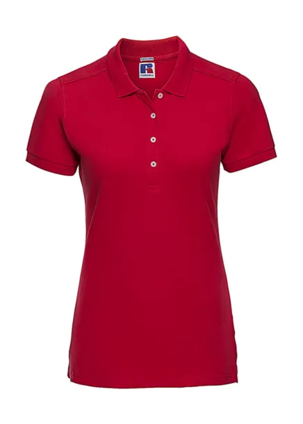  Ladies' Fitted Stretch Polo - Russell Athletic Klasična crvena