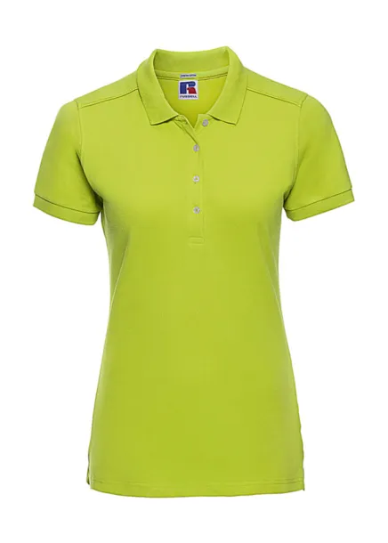  Ženska polo majica s elastinom - Russell Athletic Limeta