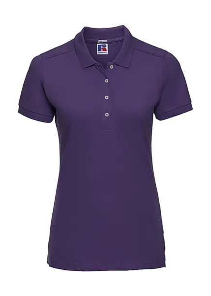  Ženska polo majica s elastinom - Russell Athletic Ultra Purple