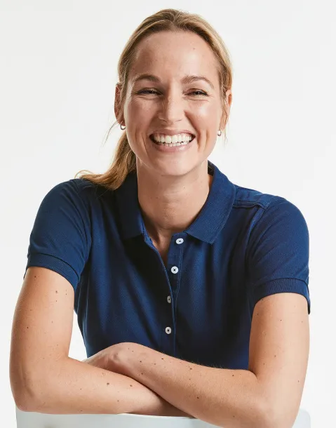  Ženska polo majica s elastinom - Russell Athletic